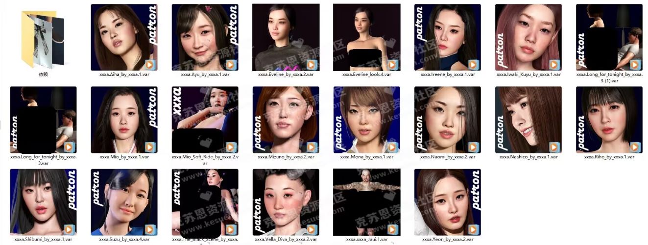 xxxa人物合集【更新2023.8-12】-克苏恩资源社区