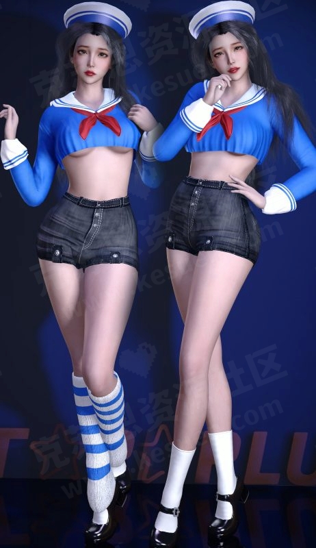 服饰starlu.sailor style suit-克苏恩资源社区