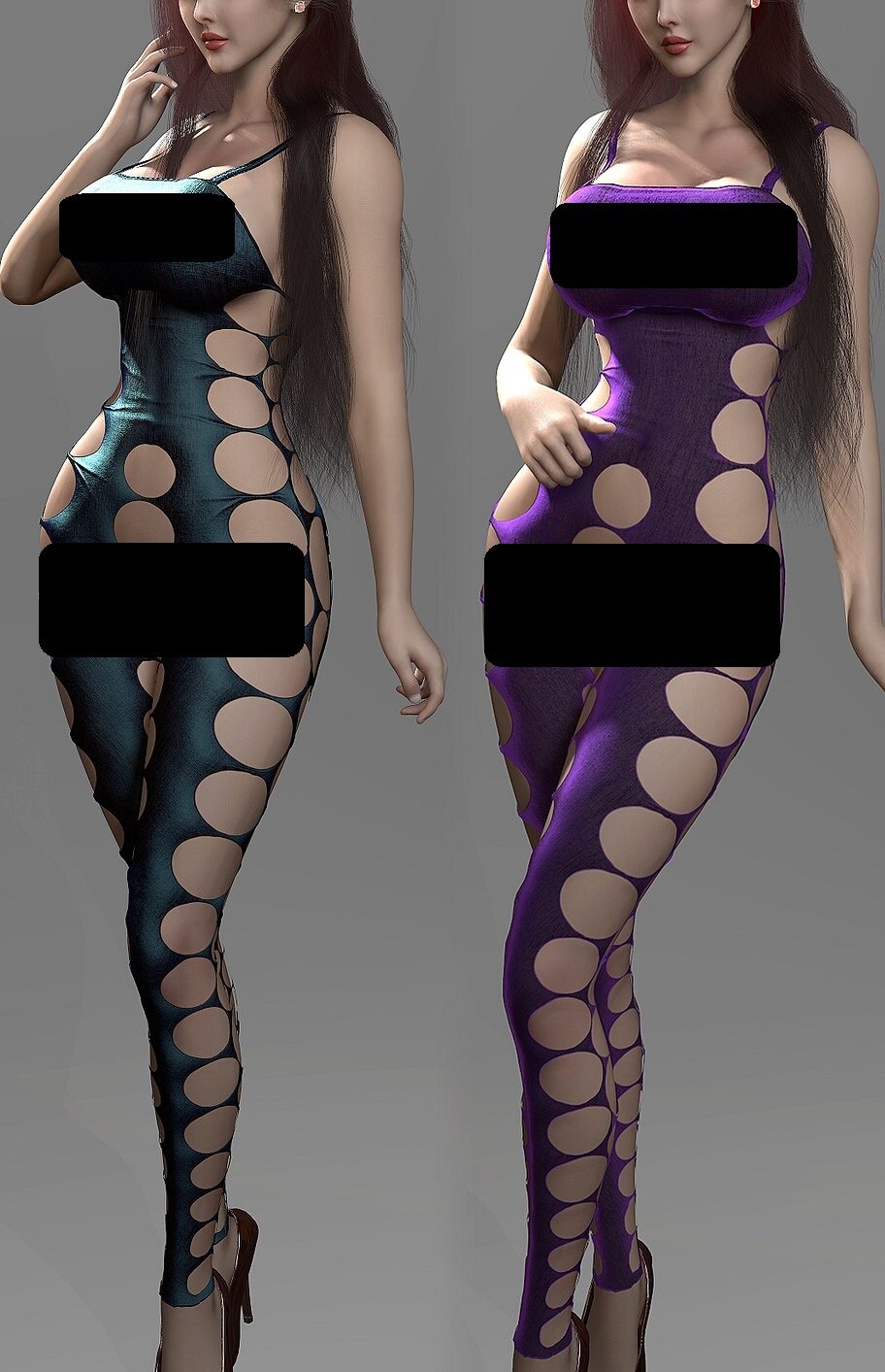 服饰Vmax.Vm7_Holey_Leggings_StyleA-克苏恩资源社区